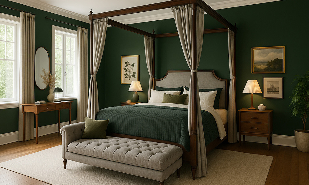 Dark Green Bedroom Ideas